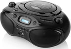 Kultowy Radioodtwarzacz boombox JVC RDE661B czarny Bluetooth USB cd FM 4W