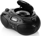 Kultowy Radioodtwarzacz boombox JVC RDE661B czarny Bluetooth USB cd FM 4W