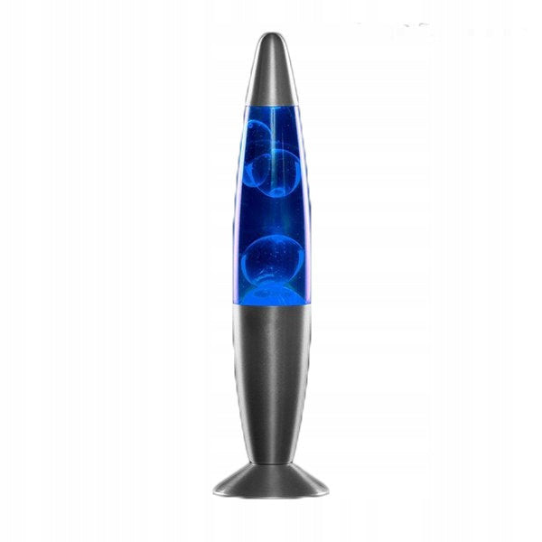 Lampa dekoracyjna lawa magma 25W nocna niebieska