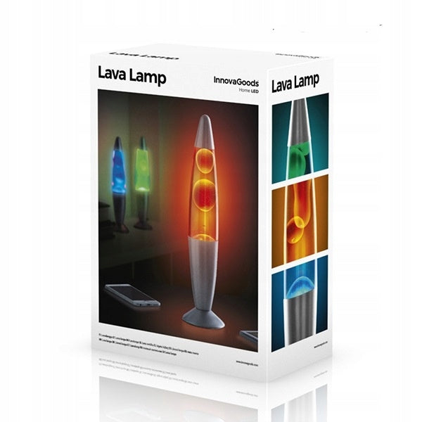 Lampa dekoracyjna lawa magma 25W nocna zielona