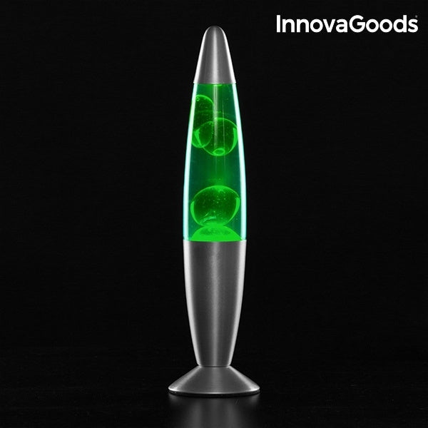 Lampa dekoracyjna lawa magma 25W nocna zielona