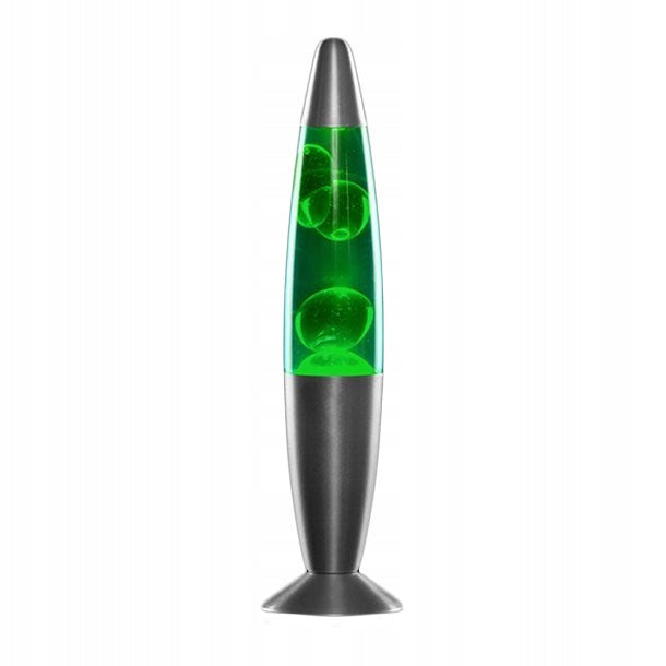 Lampa dekoracyjna lawa magma 25W nocna zielona