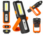Latarka lampa warsztatowa akumulator USB COB LED