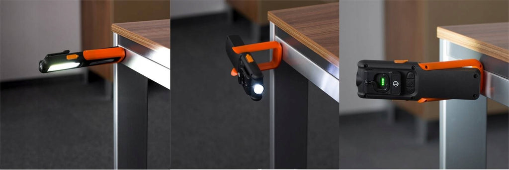 Latarka lampa warsztatowa akumulator USB COB LED