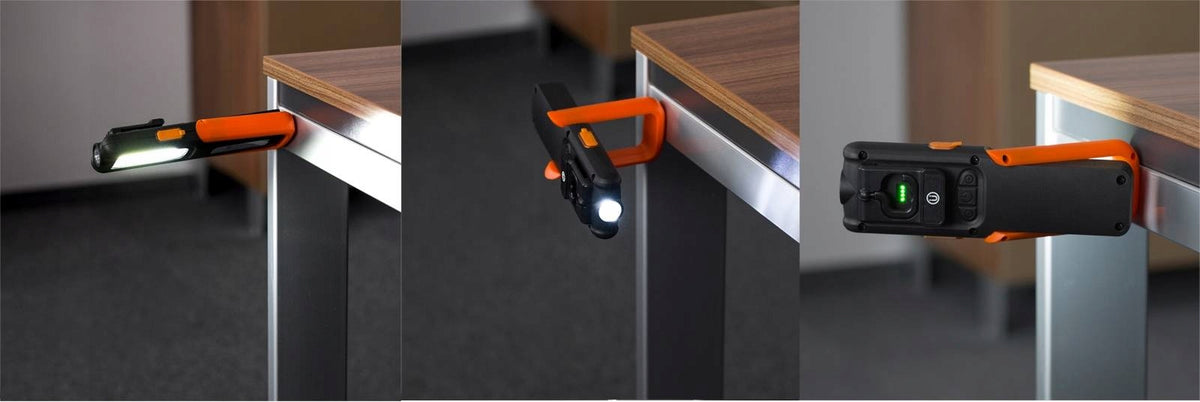 Latarka lampa warsztatowa akumulator USB COB LED