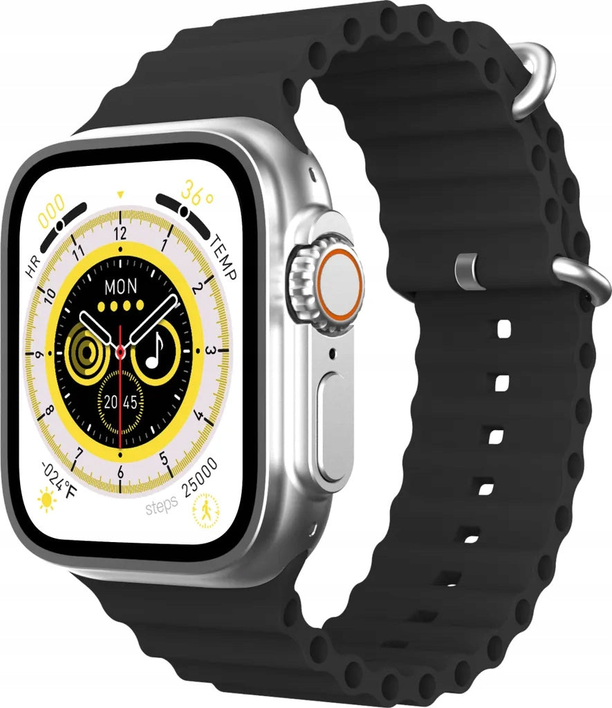 LEICKE apploid Smartwatch U8+ EKG Pulsoksymetr Bluetooth 2opaski