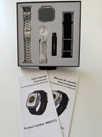 LEICKE apploid Smartwatch U8+ EKG Pulsoksymetr Bluetooth 2opaski