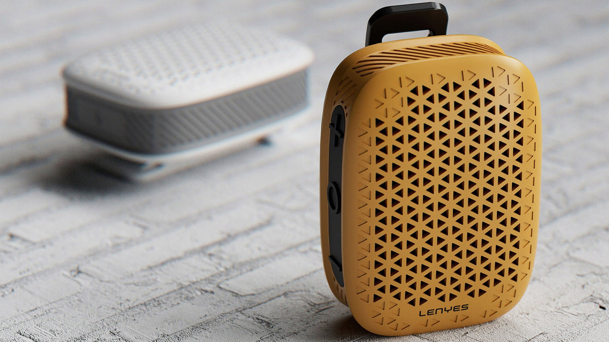 LENYES Głośnik Bluetooth kompaktowy S232 Yellow