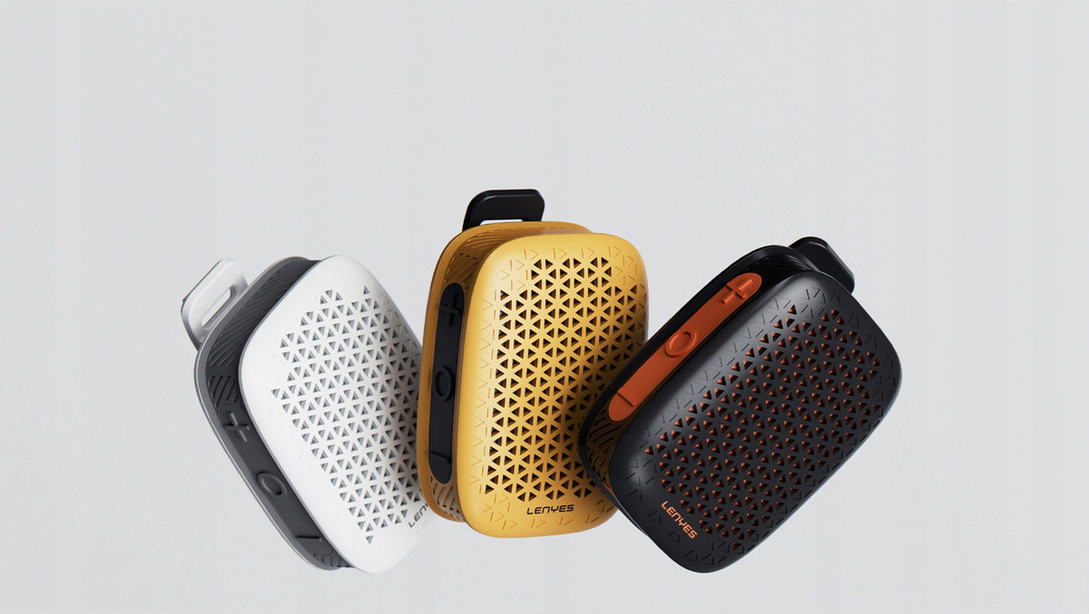 LENYES Głośnik Bluetooth kompaktowy S232 Yellow