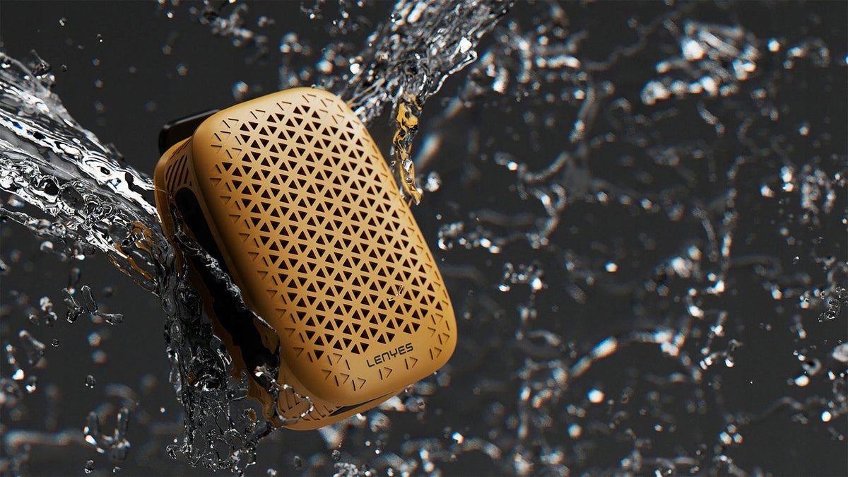 LENYES Głośnik Bluetooth kompaktowy S232 Yellow