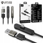 LENYES Kabel 2w1 240 W z podstawką pod telefon 1,20 m LC569