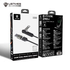 LENYES Kabel 2w1 240 W z podstawką pod telefon 1,20 m LC569