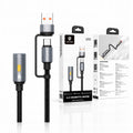 LENYES Kabel 2w1 z zapalarką elektryczną LC113