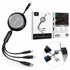 LENYES Kabel 3w1, podwójne wyjście USB-C 60W 1,20 m LC524