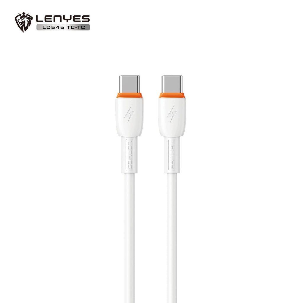 LENYES Kabel PVC USB-C — USB-C 60 W 1,00 m LC545 TC-TC
