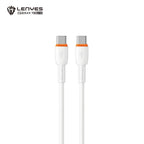 LENYES Kabel PVC USB-C — USB-C 60 W 1,00 m LC545 TC-TC