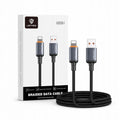 LENYES Kabel USB-A — Lightning w oplocie 60W 1,00 m LC528 I