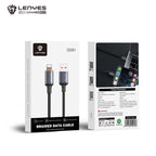 LENYES Kabel USB-A — Lightning w oplocie 60W 1,00 m LC528 I