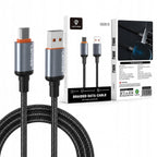 LENYES Kabel USB-A - USB-C w oplocie 60W 1,00 m LC528 TC