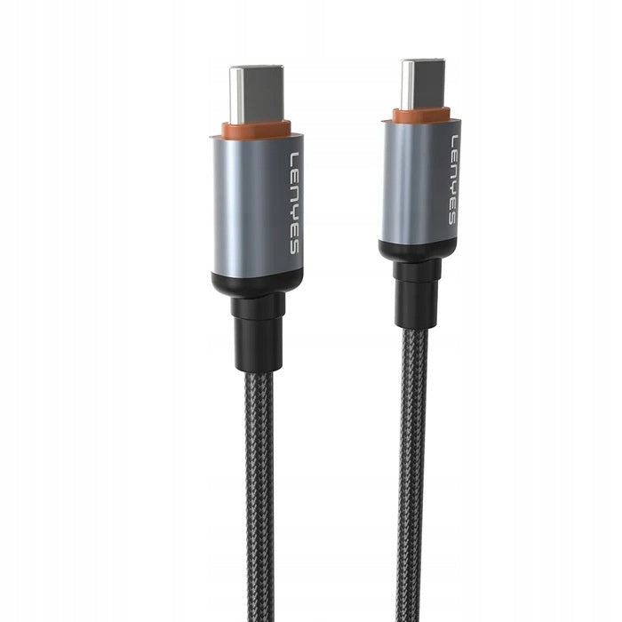 LENYES Kabel USB-A - USB-C w oplocie 60W 1,00 m LC528 TC