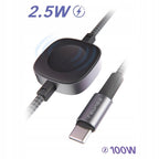 LENYES Kabel USB-C 100 W z ładowarką do smartwatcha 1,20 m LC540 TC-TC