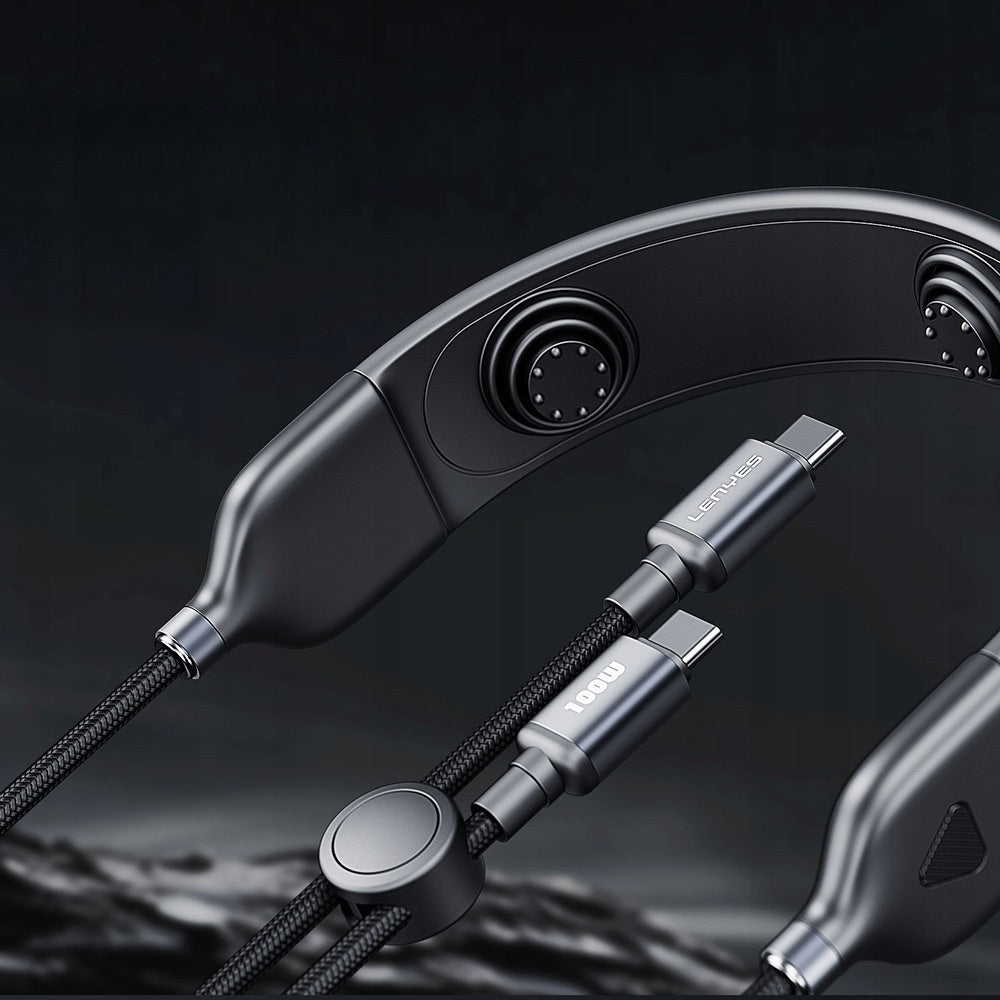 LENYES Kabel USB-C 100 W z masażerem karku 1,00 m LC558 TC-TC