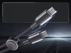 LENYES Kabel USB-C 100 W z masażerem karku 1,00 m LC558 TC-TC