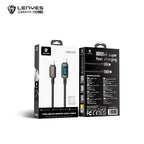 LENYES Kabel USB-C 100 W z podświetlaną diodą LED 1,20 m LC570 TC-TC