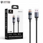 LENYES Kabel USB-C 66 W z wyświetlaczem mocy 1,00 m LC529 TC