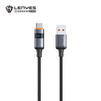 LENYES Kabel USB-C 66 W z wyświetlaczem mocy 1,00 m LC529 TC
