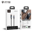 LENYES Kabel USB-C 66 W z wyświetlaczem mocy 1,00 m LC529 TC