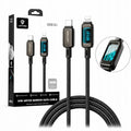 LENYES Kabel USB-C — Lightning 30 W z podświetlaną diodą LED LC570 TC-I