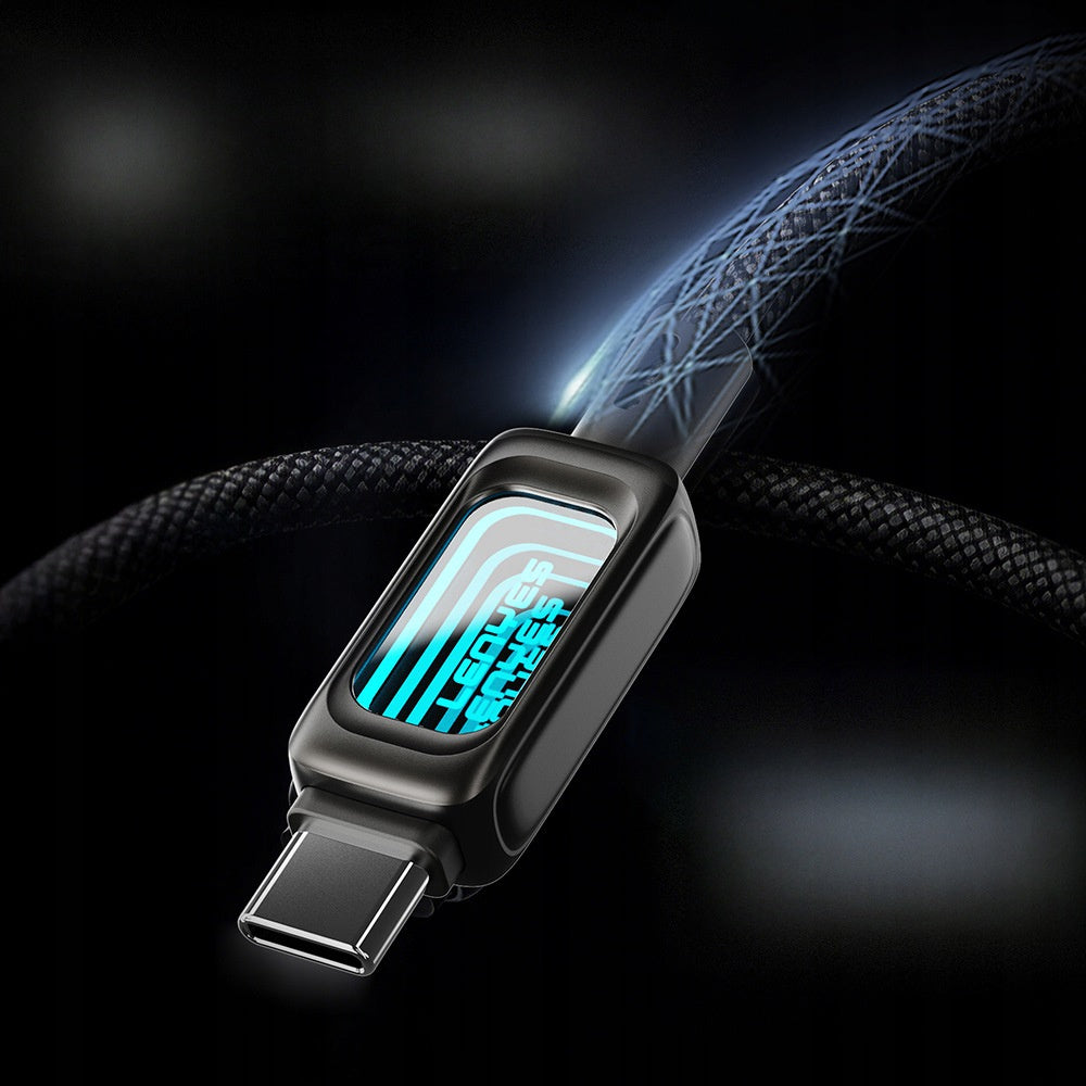 LENYES Kabel USB-C — Lightning 30 W z podświetlaną diodą LED LC570 TC-I