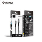 LENYES Kabel USB-C — USB-C 100 W w oplocie 2,00 m LC562 TC-TC