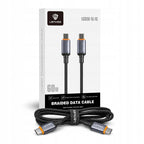 LENYES Kabel USB-C — USB-C w oplocie 60W 1,00 m LC528 TC-TC