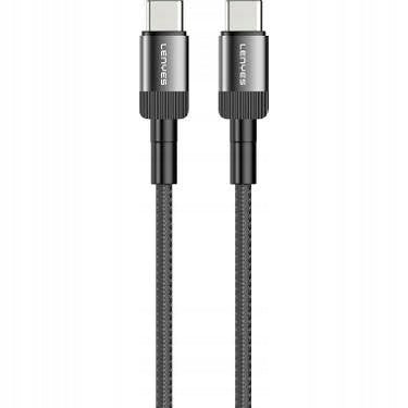 LENYES Kabel USB-C — USB-C w oplocie aluminiowym 60W 1,00 m LC546 TC-TC