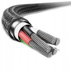 LENYES Kabel USB-C — USB-C w oplocie aluminiowym 60W 1,00 m LC546 TC-TC