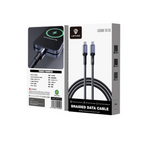 LENYES Kabel USB-C — USB-C w oplocie nylonowym 1,00 m LC509 TC-TC