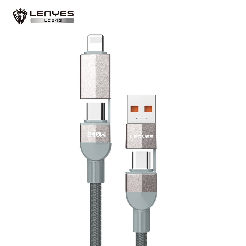 LENYES Kabel magnetyczny 4w1 240 W 1,00 m LC543