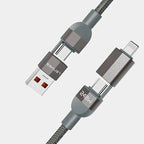 LENYES Kabel magnetyczny 4w1 240 W 1,00 m LC543