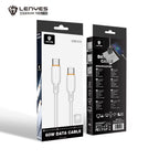 LENYES Kabel silikonowy USB-C — USB-C 60 W 1,00 m LC548 TC-TC