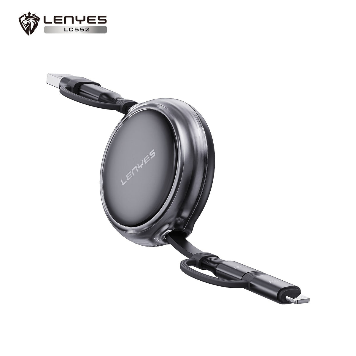 LENYES Kabel zwijany 4w1 60W 0,95 m LC552