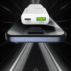 LENYES Ładowarka sieciowa GaN 20 W 1x USB-A + 1x USB-C LCH11 EU TC-TC