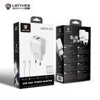 LENYES Ładowarka sieciowa GaN 30 W, USB-C + USB-A LCH93 EU TC-TC