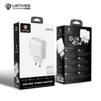LENYES Ładowarka sieciowa GaN 45 W, USB-C + USB-A LCH94 EU TC-TC