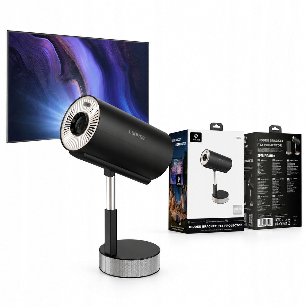 LENYES Projektor Full HD 200 ansi z LPR05
