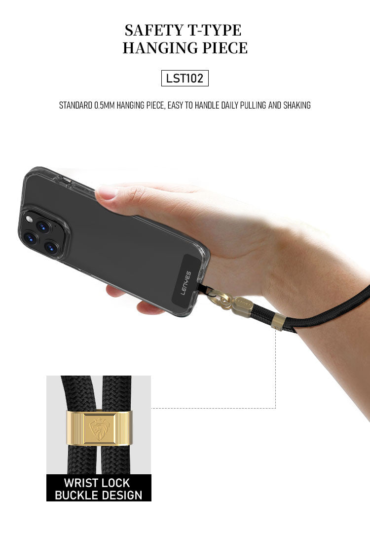 LENYES Smycz do telefonu na LST102 black