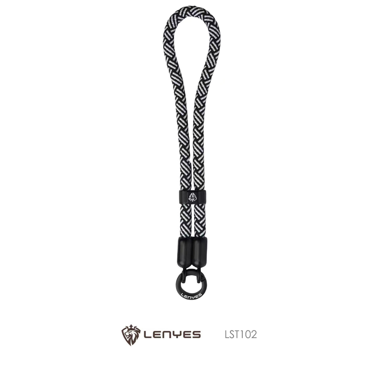 LENYES Smycz do telefonu na LST102 black+white