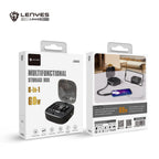 LENYES Zestaw kabli 6w1 w etui z podstawką pod telefon 60W 1,00 m LB603