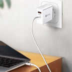 Ładowarka sieciowa MT008 , USB typ C uniwersalna 6000 mA 12 V